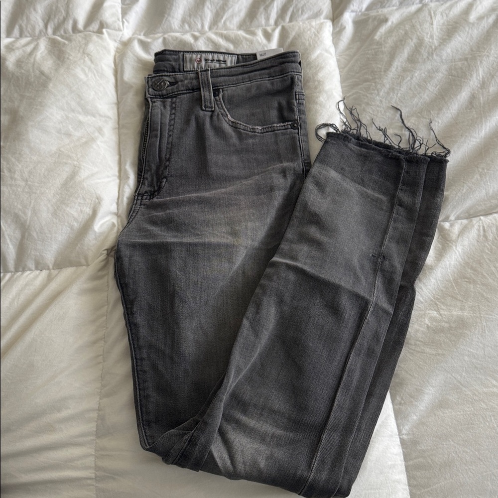 AG Adriano Goldschmied Women's Skinny Jeans in Dark Gray